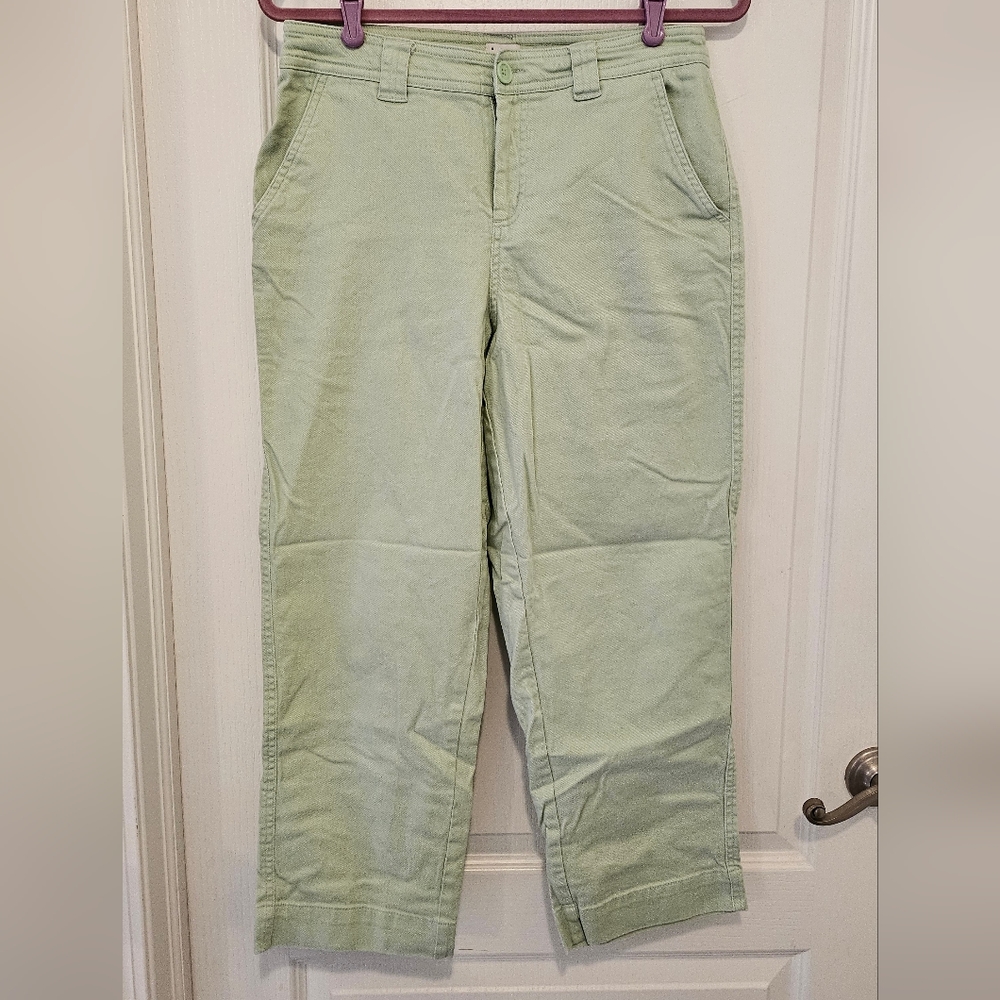 A New Day Mint Green Cropped Jeans